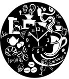 Instant Karma Clocks Wandklok, espresso, koffie, barman, roostering, gebak, restaurant, cadeau-idee