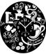 Instant Karma Clocks Wandklok, espresso, koffie, barman, roostering, gebak, restaurant, cadeau-idee