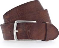 b.belt Zac Ledergürtel W90 Mid Brown
