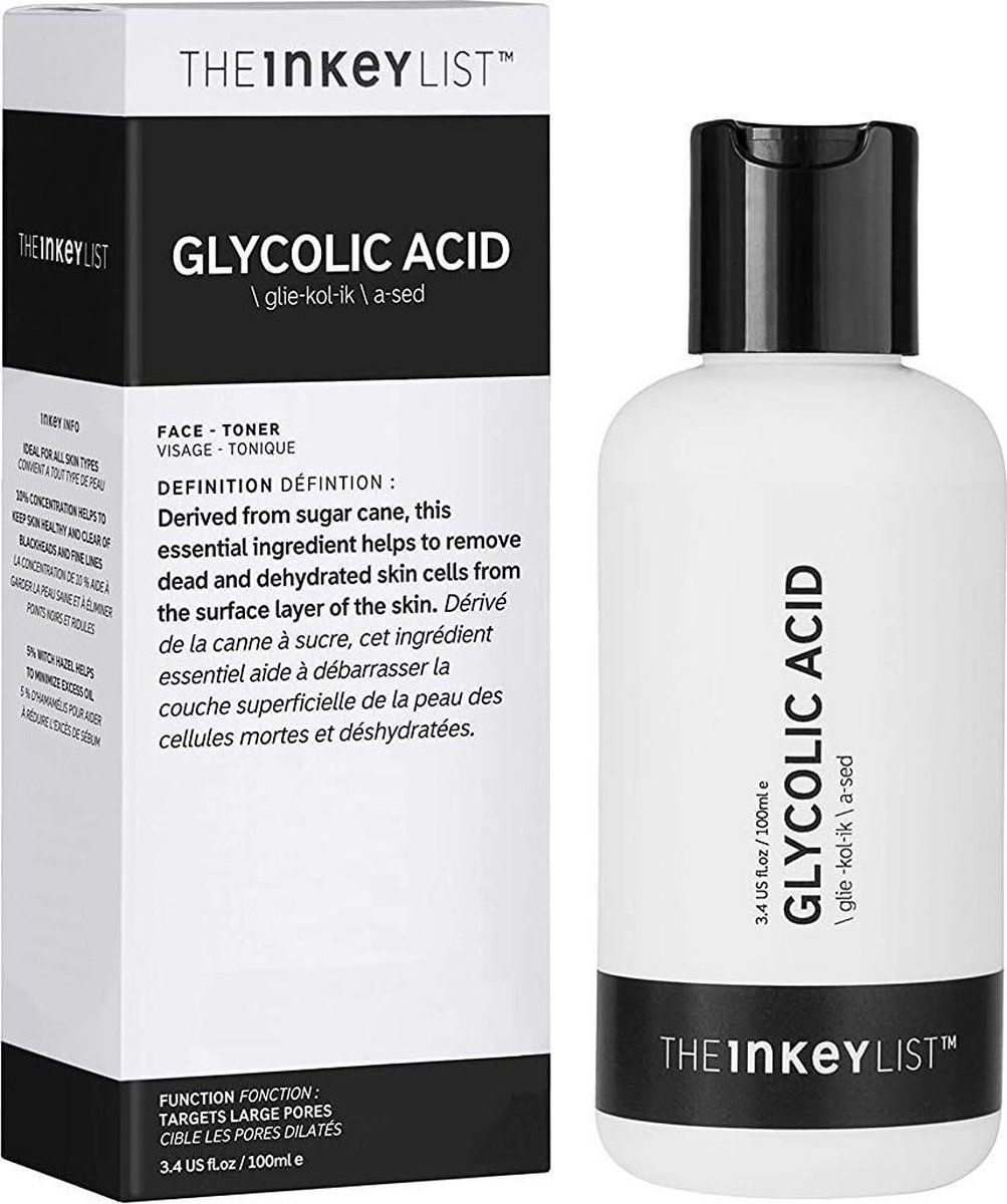 The Inkey List Glycolic Acid Toner - 100ml - Gezichtsreiniger - Tegen oneffenheden
