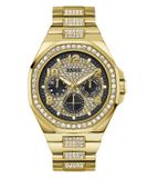 Guess Empire GW0785G2 Horloge - Staal - Goudkleurig - Ø 46 mm