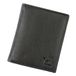 TMC Portefeuille homme - Cuir Noir - 2 compartiments - Design vertical