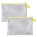 VELOFLEX A270500 - Ritszak DIN A5, 2 stuks, 250 x 180 mm, documentenzak van weefselversterkt PVC
