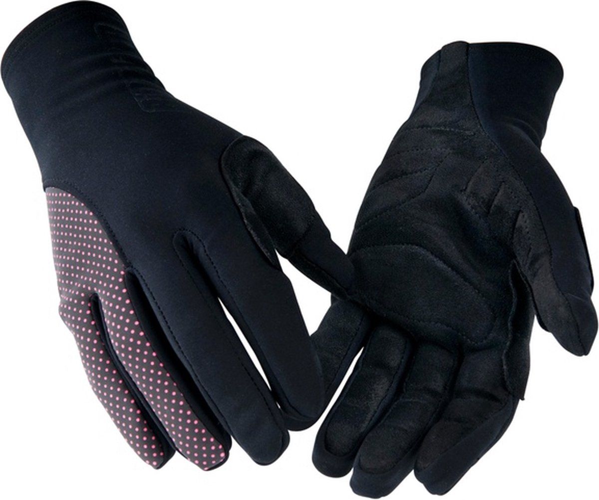 Bioracer Winterhandschoenen One Tempest Pixel Zwart/Fluo Pink Maat S