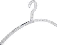 De Kledinghanger Gigant - Garderobehanger - Jassenhanger - Volwassenen - 6 Stuks - Elegance - Kunststof - Transparant - 45 cm