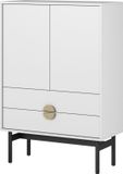 Selsey Stoon - Hoge kast - 85 cm - wit