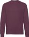 Fruit of the Loom Burgundy Unisex Sweater Classic Maat M