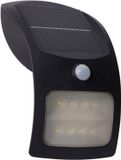 Searchlight Zwarte wandlamp Solar design - 67420BK-PIR
