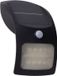 Searchlight Zwarte wandlamp Solar design - 67420BK-PIR
