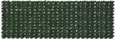 vidaXL Balkonscherm met bladeren Donkergroen 300 x 100 cm