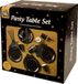 Paperdreams Party table set - Black/gold