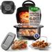 Turbotronic AFG6 Airfryer XXL avec bol en verre - 6L - Noir