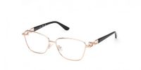 Guess GU50179 Shiny rose gold 57/14/140 Vrouw Brilmonturen