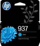 HP 937 - Inktcartridge - Origineel - Standaard capaciteit - Cyaan