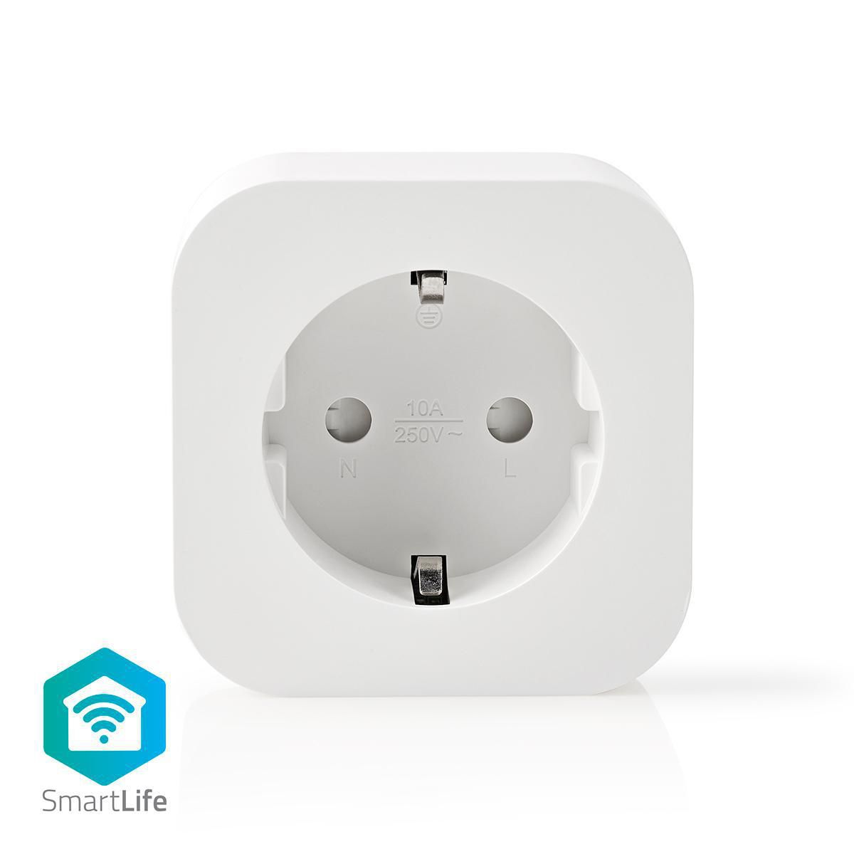 Nedis SmartLife Slimme Stekker - Wi-Fi - Wit