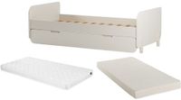 Vente-unique Bedframe hout beige, natuurlijk licht 90 x 190 cm