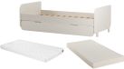 Vente-unique Bedframe hout beige, natuurlijk licht 90 x 190 cm