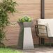Maison Exclusive - Pot décoratif avec colonnes, couleur argent, 35 x 35 x 73 cm, acier galvanisé