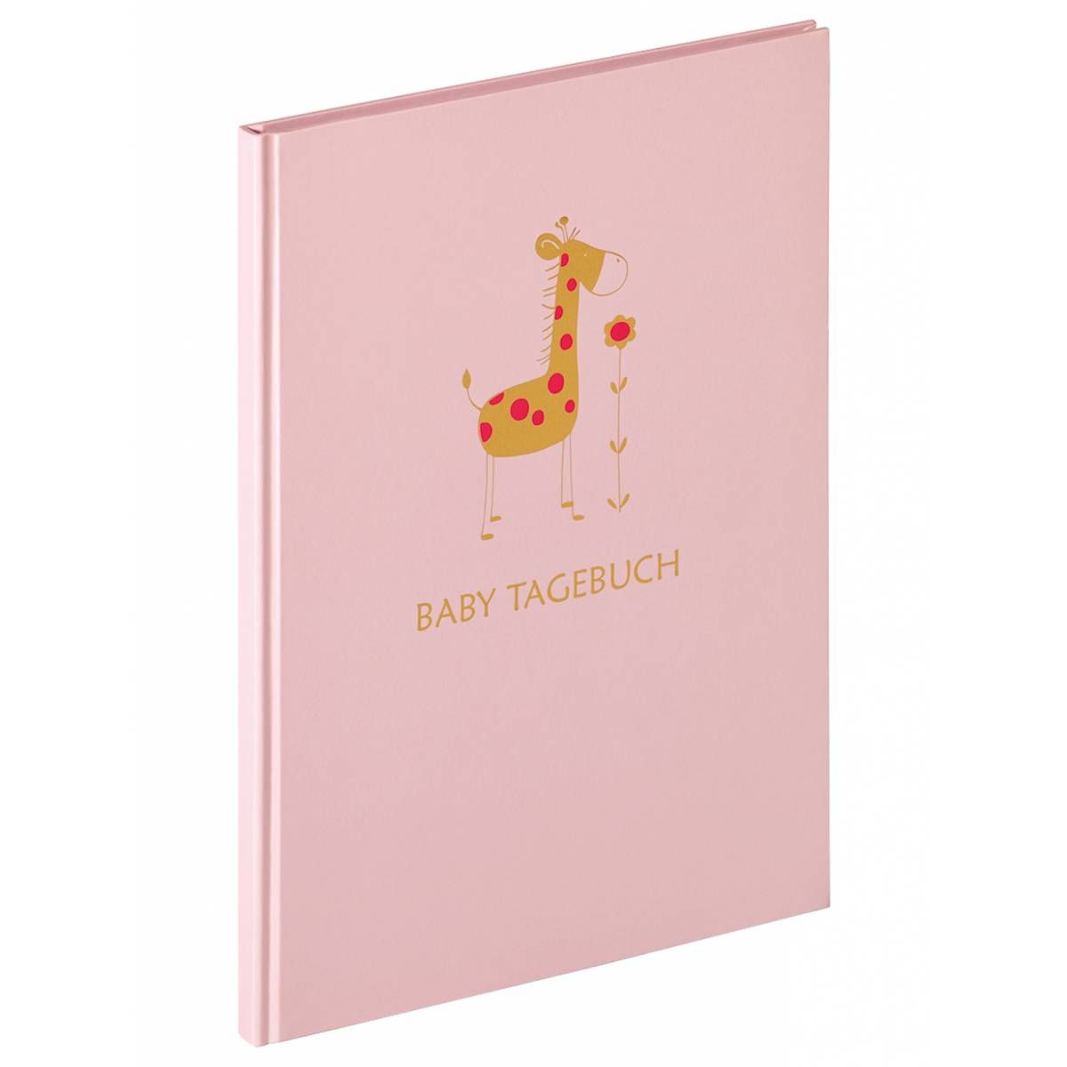 Walther Design Baby Animal Dagboek - Hardcover - Roze/Geel