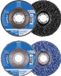 PFERD TOOLS 44698004 Policlean Plus PCLD reinigingsvlies Ø 125 x 13 m boorgat Ø 22,3 mm voor grove reinigingswerkzaamheden