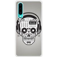 P30 Skull Music Bedrukt siliconen hoesje