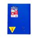 Clairefontaine 971422AMZC Pak met 2 Geniete Schriften Koverbook Marineblauw - A4 21x29,7 cm - 96 Pagina's Grote Ruitjes - Wit Papier 90 g - Polypro Omslag