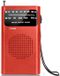 Unyqoos® radio portable compacte d'urgence avec réception AM FM et prise casque