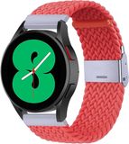 By Qubix Qubix Garmin Forerunner 55 / 245 / 645 - Braided bandje - Lichtrood