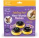 Hunger For Words Talking Pet Next Words Names - 3-delige set opneembare spraakknoppen voor honden, hondenknoppen voor communicatie