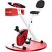 Vélo d'appartement rouge et blanc