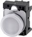 Siemens 3SU1106-6AA60-1AA0 Verlichte melder Plat Wit 230 V/AC 1 stuk(s)