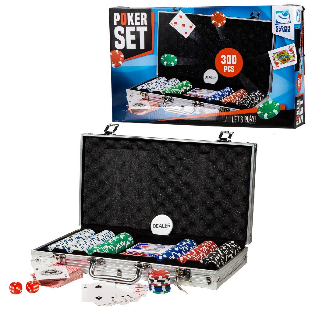 Basic Poker Set Alu Koffer 300 Dlg.