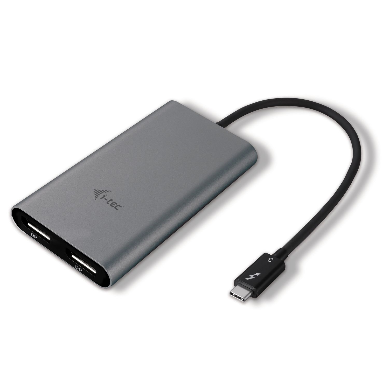 i-Tec Thunderbolt 3 Dual DP Video Adapter - Grey