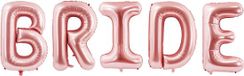 PARTYDECO - 5 rosegouden bride letterballonnen 280 x 86 cm