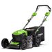 Greenworks GD40LM46SP Pousse-tondeuse à gazon Batterie Noir, Vert