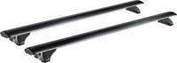Cruz Airo Fix 118 - dakdragerset aerodynamisch aluminium - zwart