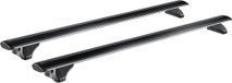Cruz Airo Fix 118 - dakdragerset aerodynamisch aluminium - zwart