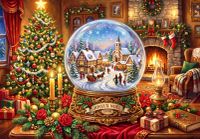 Alipson Puzzle La Boule à Neige du Réveillon de Noël - 1000 pièces