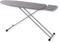 SensaHome Strijkplank – Inklapbare Strijktafel met Stoomunithouder – 125×45cm – Light Grey