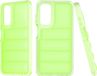 Techsuit Hoesje geschikt voor Samsung Galaxy A25 - Wave Shield Shockproof Rigide Back Cover - Groen