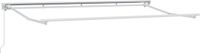 vidaXL Zonnescherm Frame Bruin 400 x 200 cm Polyester met PU-coating