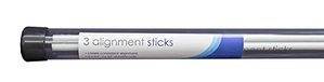 Longridge Pro Golf Alignment Sticks-3 stks Alignment Sticks, Zilver
