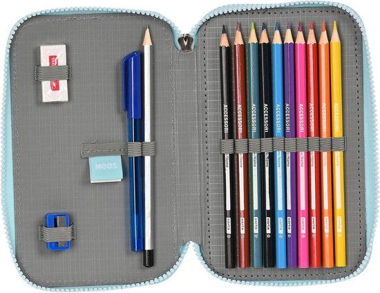Moos Garden Dubbele Etui - Turkoois