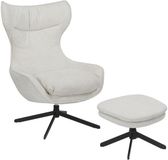 Merkloos Starfurn Fauteuil Liv - Wit - 85x77x108 cm
