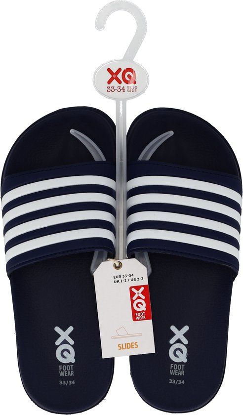 morethansocks Slippers Kinderen - Unisex - Navy - Maat 27/28