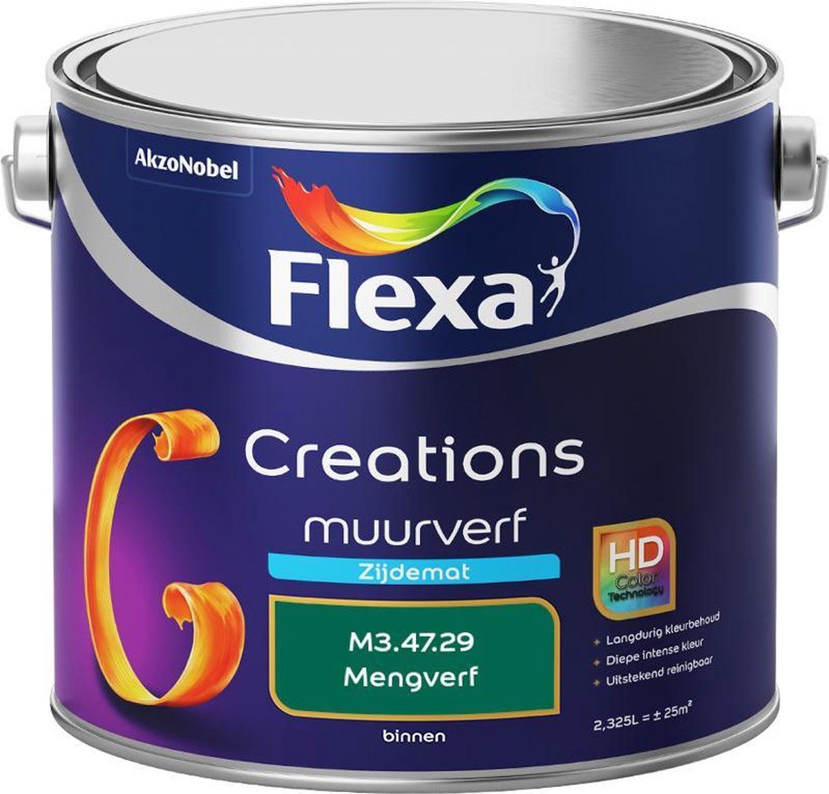 FLEXA Creations - Muurverf Zijde Mat - Colorfutures 2019 - M3.47.29 - 2,5 liter