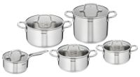 Tefal Virtuoso Pannenset - 5-delig - RVS - Geschikt voor alle warmtebronnen
