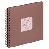 walther design Spiraalalbum 30 x 30 cm, Fun Mocha Mousse SA-110-MM