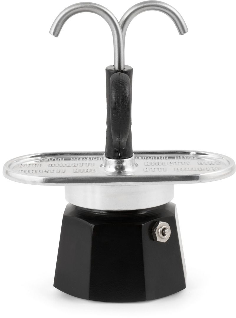 Bialetti Mini Express Moka Pot - 2 Cups - Black