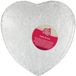 FunCakes Cake Drum Hart - Zilver - Ø27,5 cm